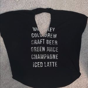 EXPRESS Choker GRAPHIC TEE